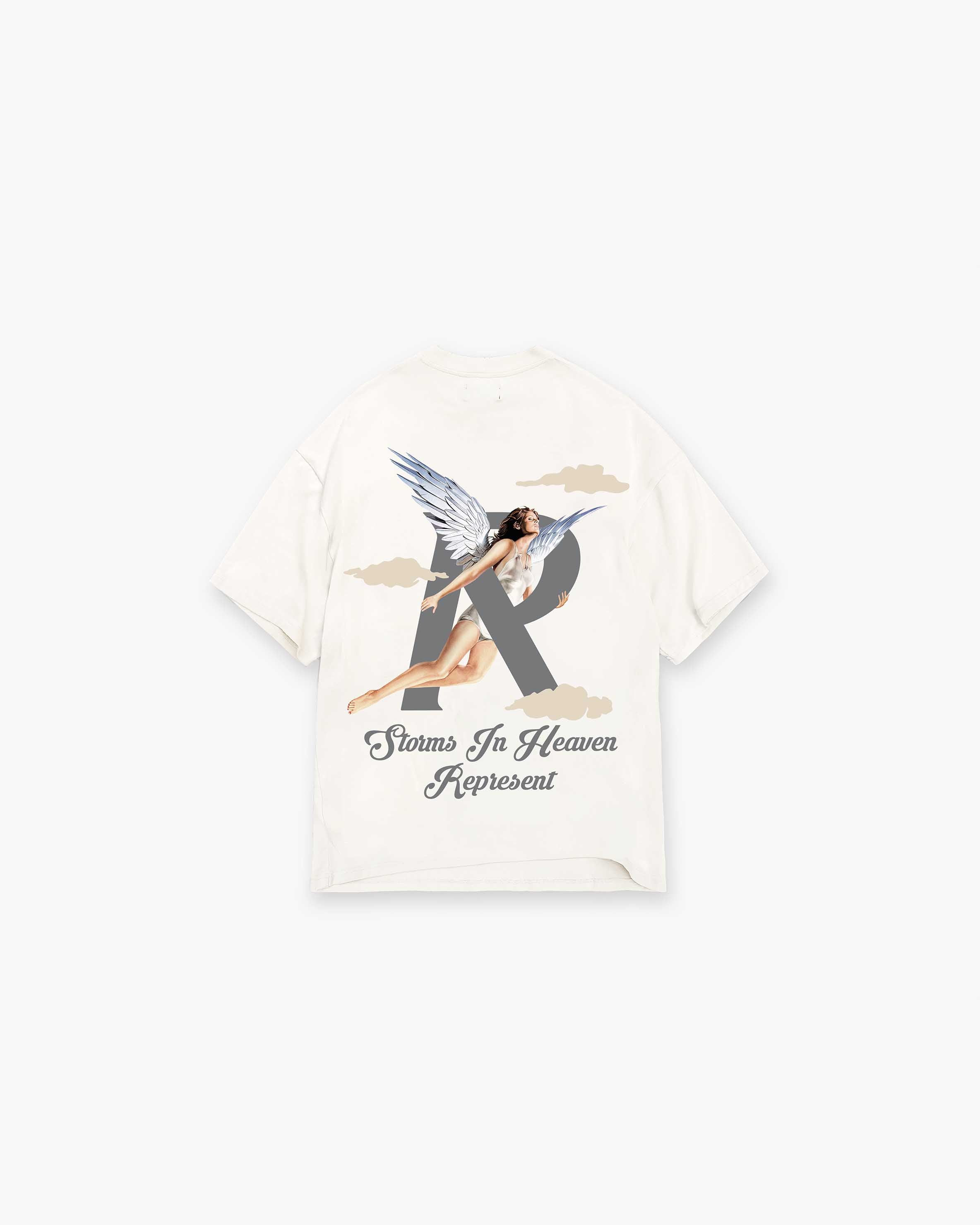 Storms In Heaven T-Shirt - Flat White